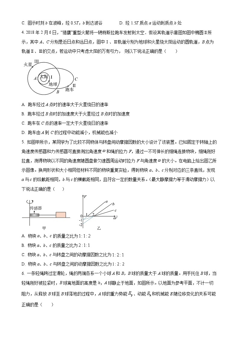 四川省成都市树德中学2023-2024学年高一下学期7月期末物理试题（Word版附解析）02