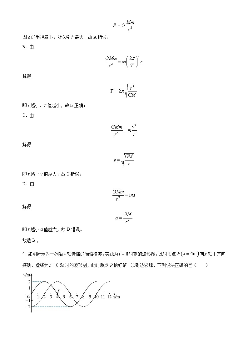 四川省宜宾市第四中学2023-2024学年高二下学期期末模拟考试物理试题（Word版附解析）03