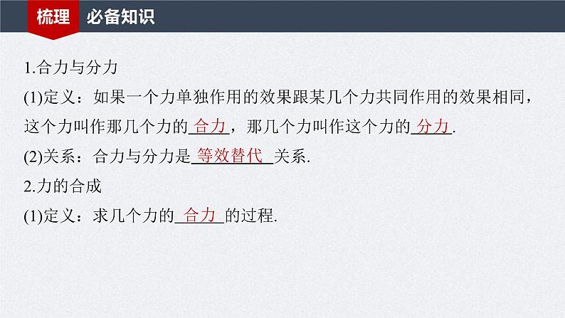 新高考物理一轮复习讲义课件第2章 第3讲　力的合成与分解（含解析）05