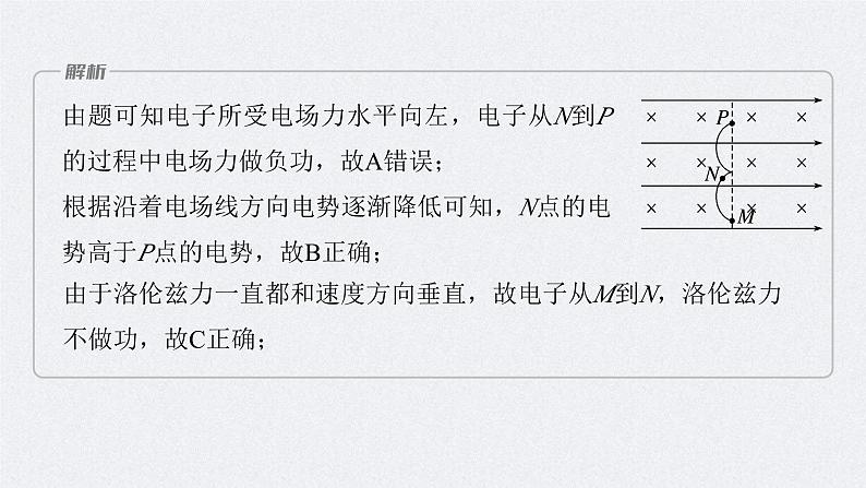 新高考物理一轮复习讲义课件第11章 专题强化21　带电粒子在叠加场和交变电、磁场中的运动（含解析）08