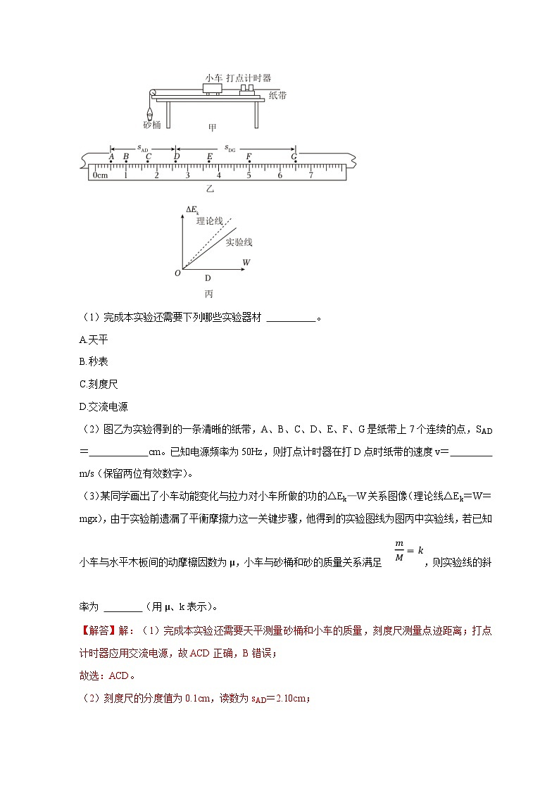 高考物理一轮复习考点精讲精练第37讲　物理实验（二）（2份打包，原卷版+解析版）03