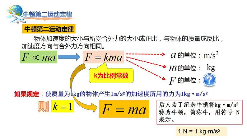 5.3牛顿第二运动定律-高一物理同步课件（鲁科版2019必修第一册）03