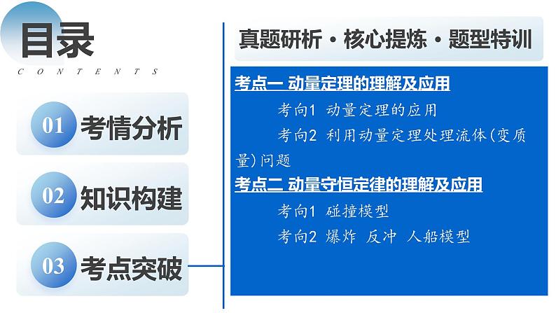 新高考物理二轮复习讲练测课件专题07 动量定理 动量守恒定律（含解析）02