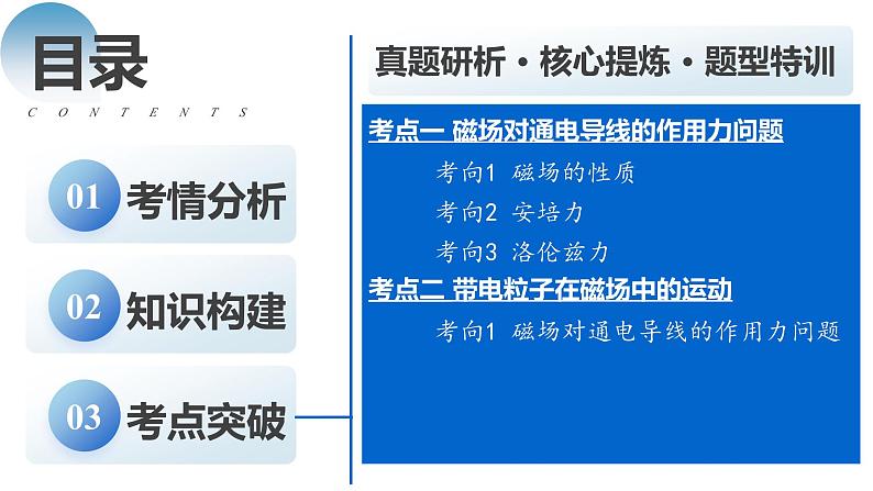 新高考物理二轮复习讲练测课件专题10 磁场 带电粒子在磁场中的运动（含解析）02