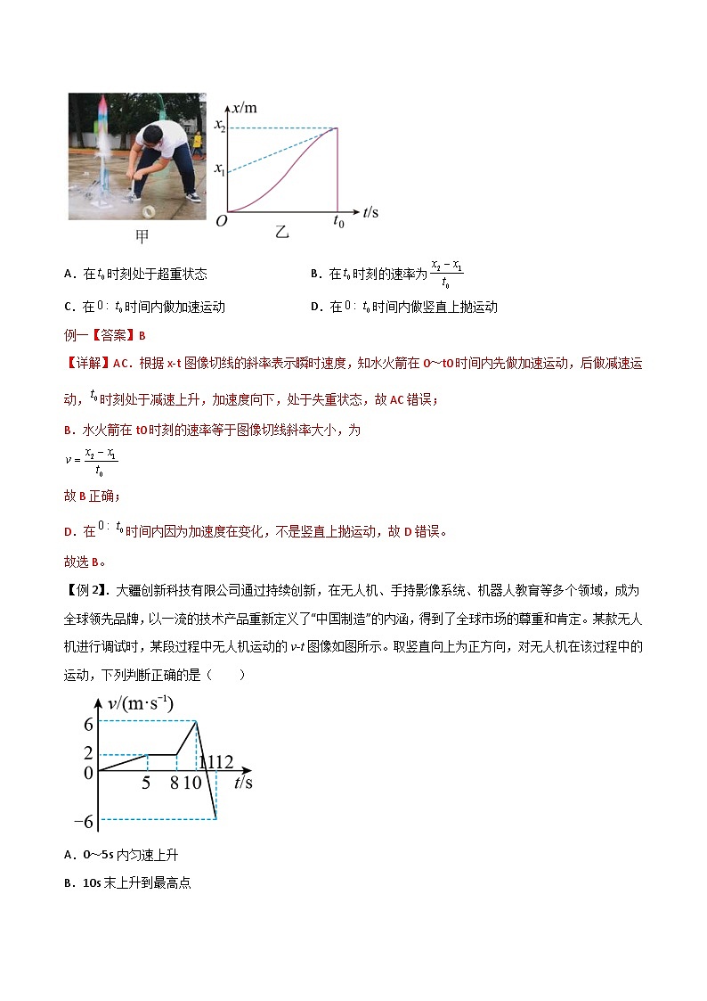 新高考物理一轮复习提升练习导学案第4讲 运动图像问题（2份打包，原卷版+解析版）02