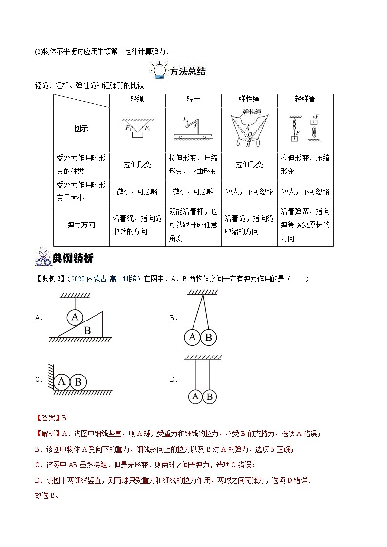 新高考物理一轮复习重难点练习专题03 重力 弹力 摩擦力（解析版）第3页