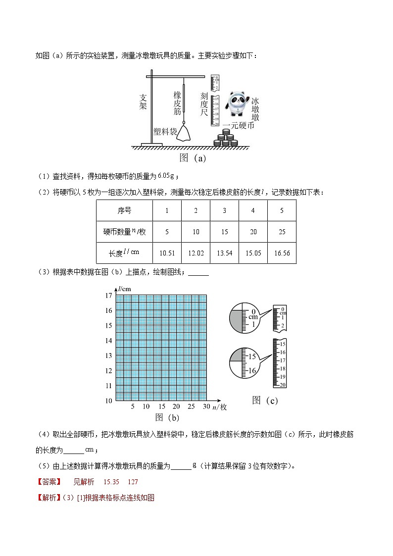 新高考物理一轮复习重难点练习实验02 探究弹簧弹力与形变量的关系 （2份打包，原卷版+解析版）03