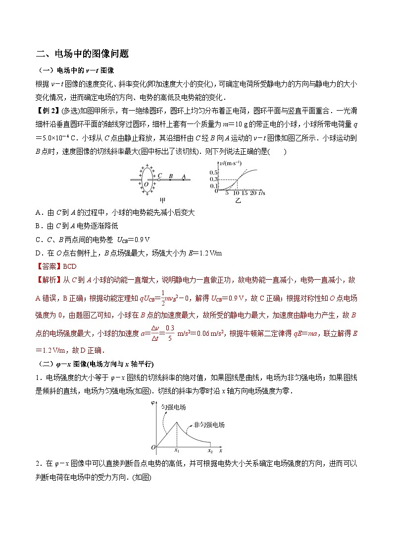 新高考物理一轮复习重难点练习难点14 电场性质的综合应用（解析版）第2页