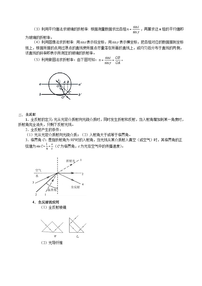新高考物理一轮专题特训重点突破：第30讲 光学（含答案解析）02