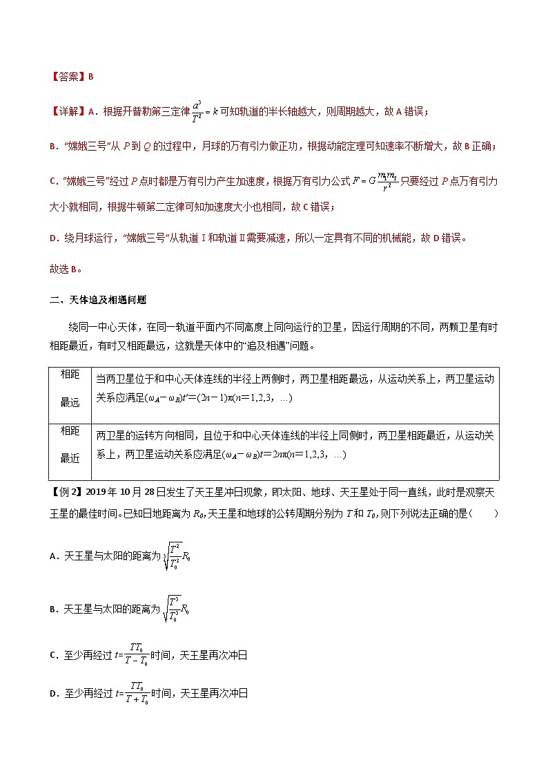 新高考物理一轮复习分层提升练习专题30 卫星的变轨问题、天体追及相遇问题、双星和多星问题（解析版）第3页