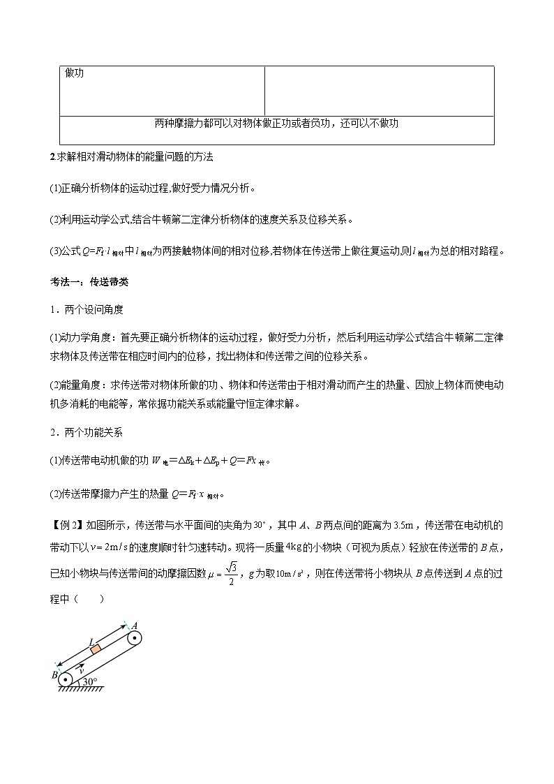 新高考物理一轮复习分层提升练习专题34 功能关系、能量守恒定律（2份打包，原卷版+解析版）03