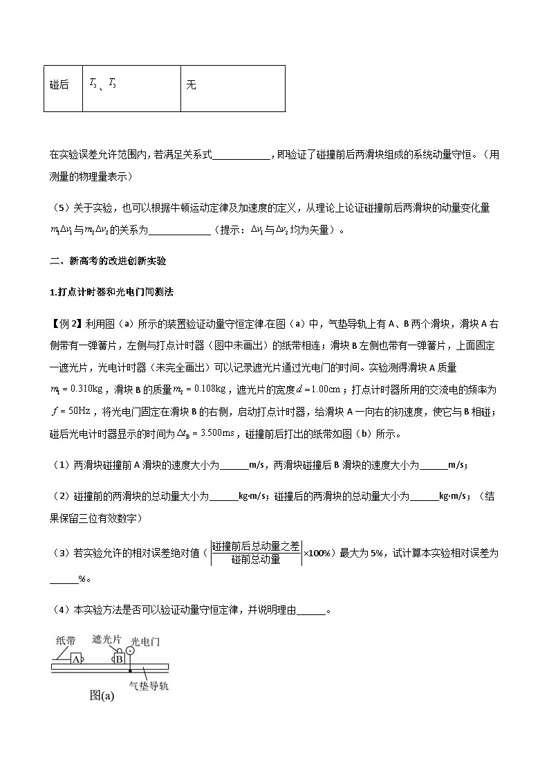 新高考物理一轮复习分层提升练习专题39 验证动量守恒定律（原卷版）第3页
