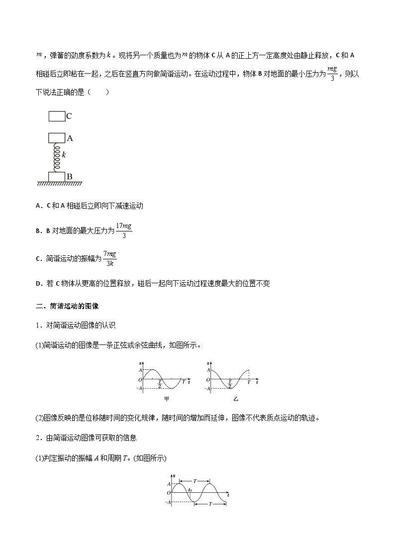 新高考物理一轮复习分层提升练习专题40 机械振动（2份打包，原卷版+解析版）02