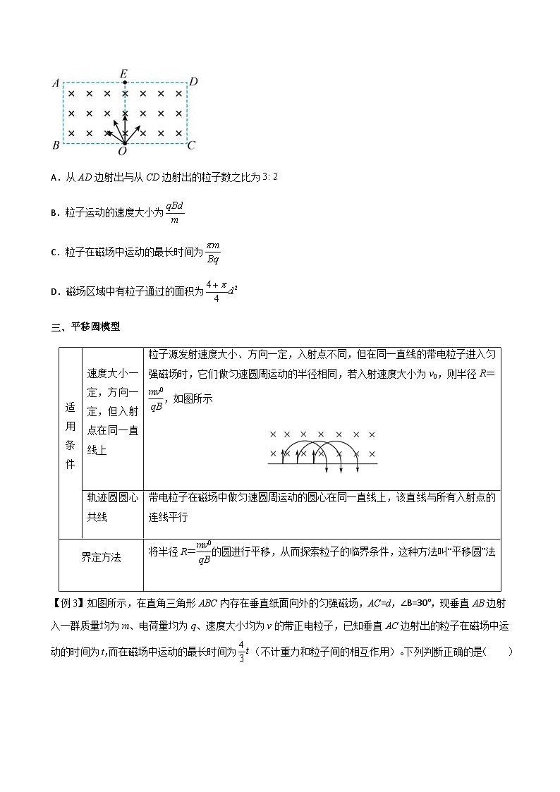 新高考物理一轮复习分层提升练习专题58 放缩圆、旋转圆、平移圆和磁聚焦模型在磁场中的应用（2份打包，原卷版+解析版）03