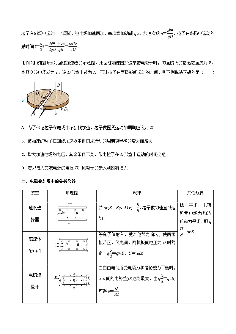 新高考物理一轮复习分层提升练习专题59 电磁组合场和叠加场中的各类仪器（2份打包，原卷版+解析版）03
