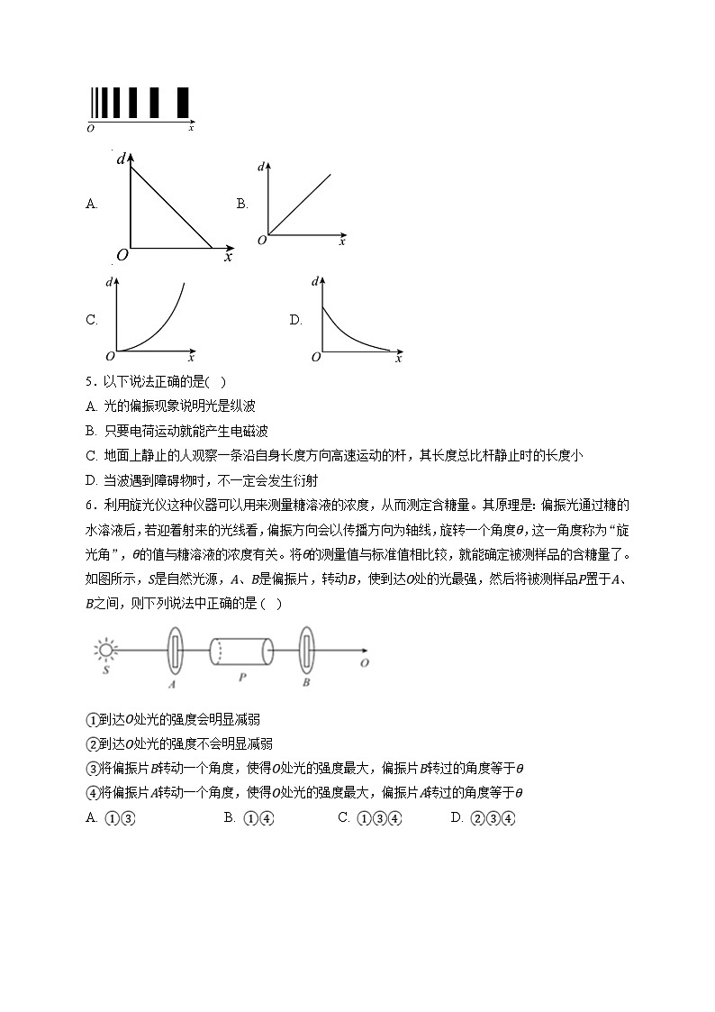 新高考物理一轮复习小题多维练习第14章光 电磁波第02练　光的干涉、衍射和偏振　电磁波（解析版）第2页