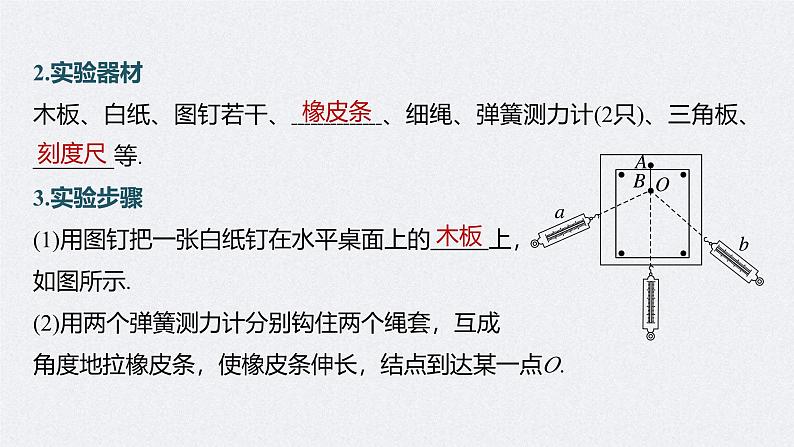 高考物理一轮复习讲义课件第2章 实验3　探究两个互成角度的力的合成规律（含解析）06