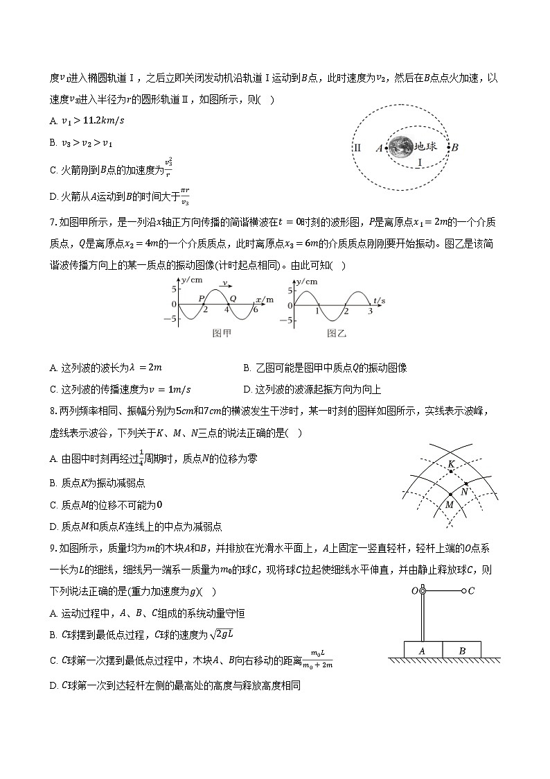 2023-2024学年黑龙江省大庆市萨尔图区大庆实验学校高一（下）期末物理试卷（含解析）02