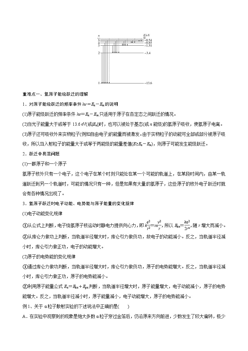 新高考物理一轮复习精讲精练第13章近代物理第2讲 原子和原子核（2份打包，原卷版+解析版）02