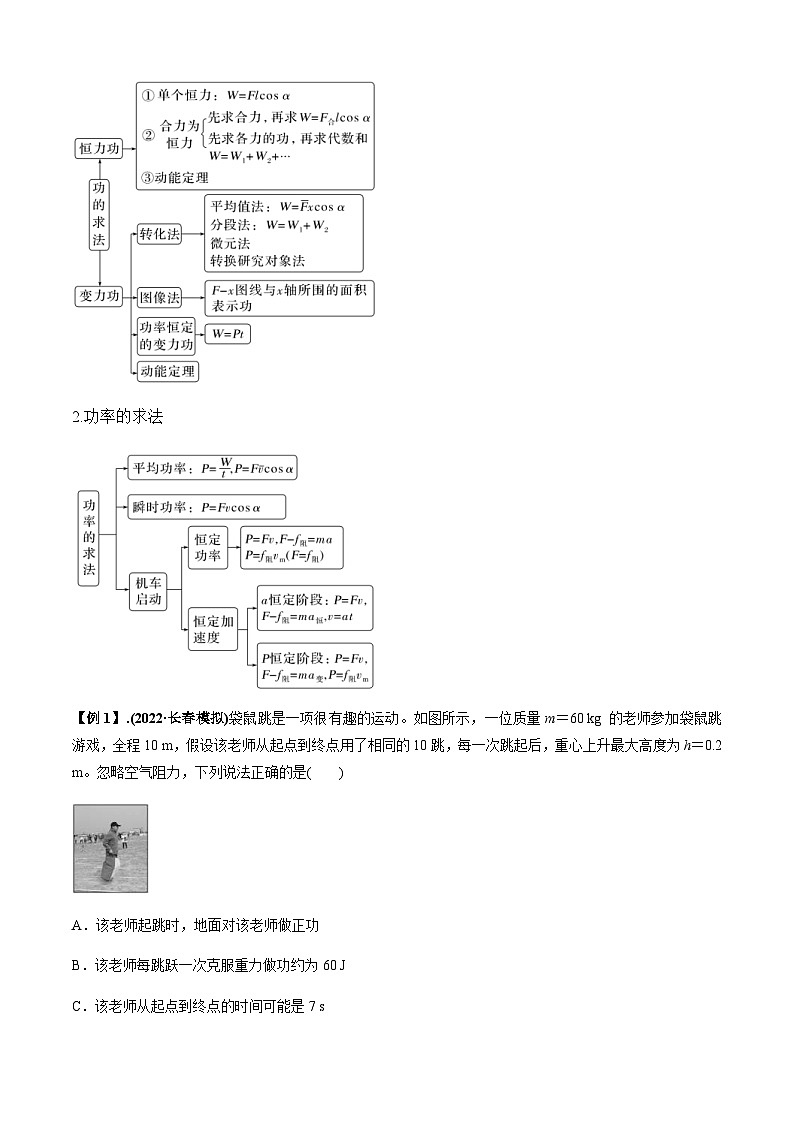新高考物理二轮培优专题2.4 功与能（2份打包，原卷版+解析版）02