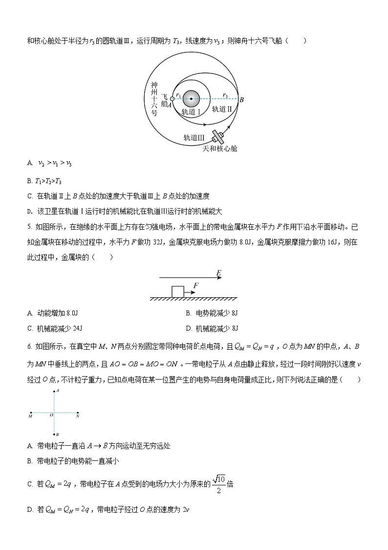 安徽省阜阳市临泉第一中学2024-2025学年高二上学期开学物理试题02