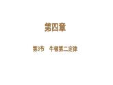 3牛顿第二定律（教学课件）