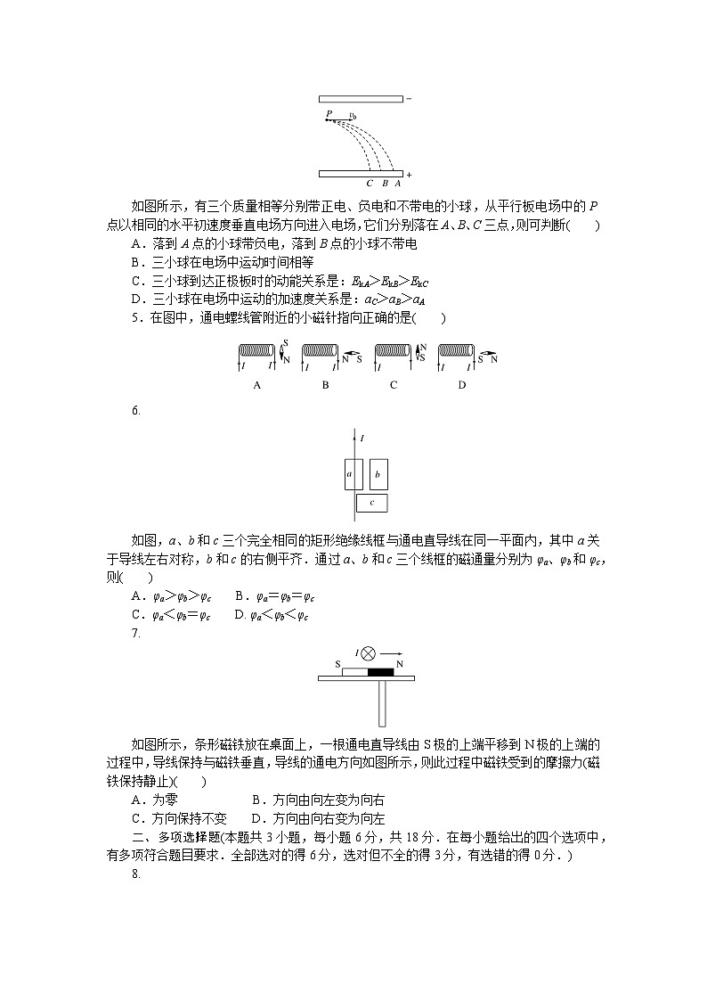 2024—2025高中物理必修3一轮复习模块综合测试卷第2页
