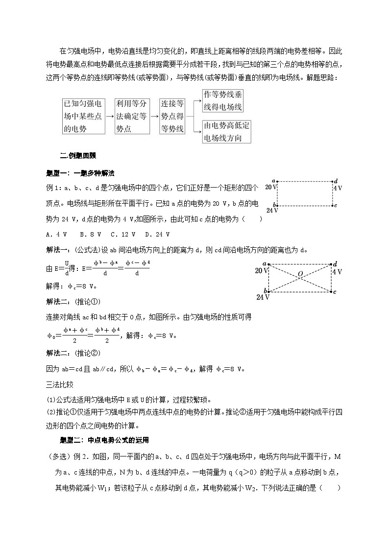 新高考物理一轮复习考点精讲精练第51讲 匀强电场中的场强 电势 电势能的定性分析与定量计算（2份打包，原卷版+解析版）03