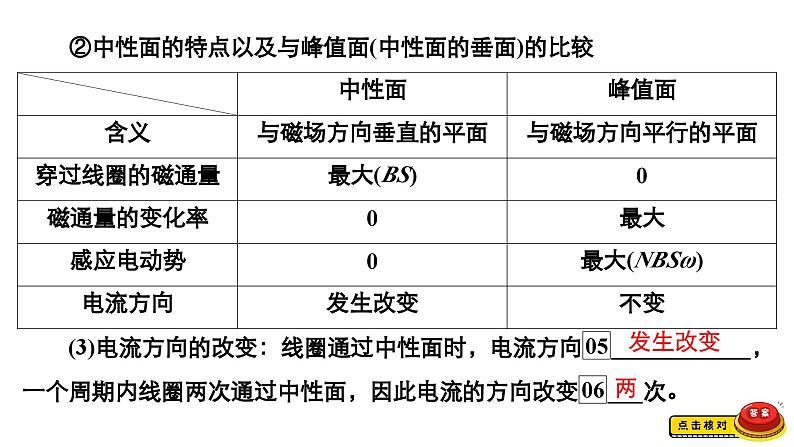 新高考物理一轮复习讲义课件第11章第1讲交变电流的产生和描述（含解析）07