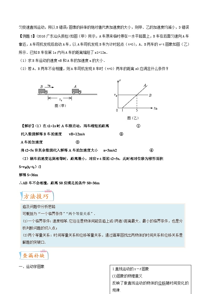 新高考物理一轮复习考点练习考向02 追及 图像问题（含解析）第2页