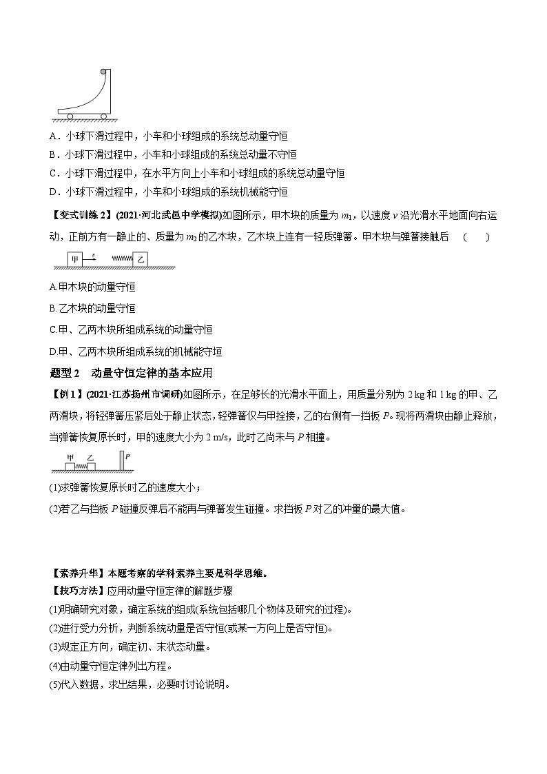 新高考物理一轮复习讲与练专题9.2 动量守恒定律的应用及实验【讲】(2份打包，原卷版+解析版)03