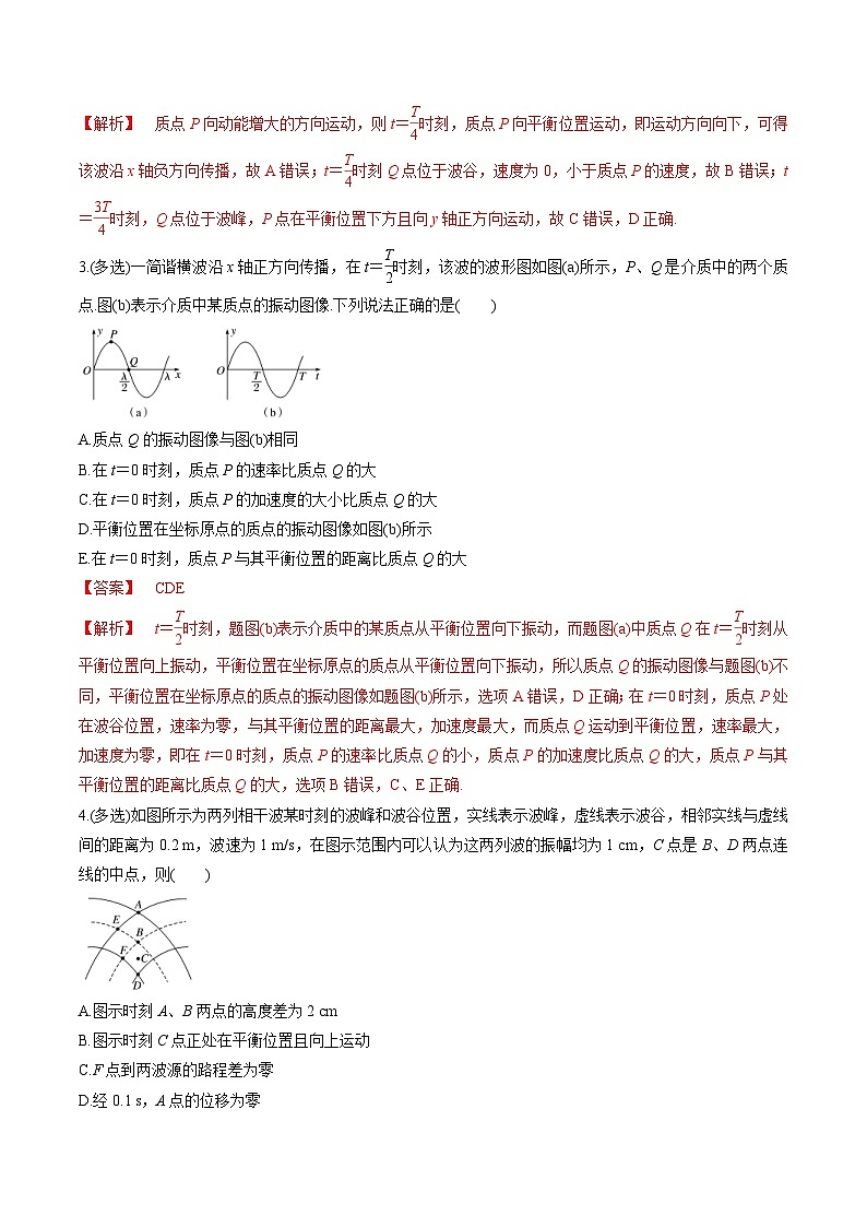 新高考物理一轮复习讲与练专题10.2 机械波的规律及其应用【练】(2份打包，原卷版+解析版)02
