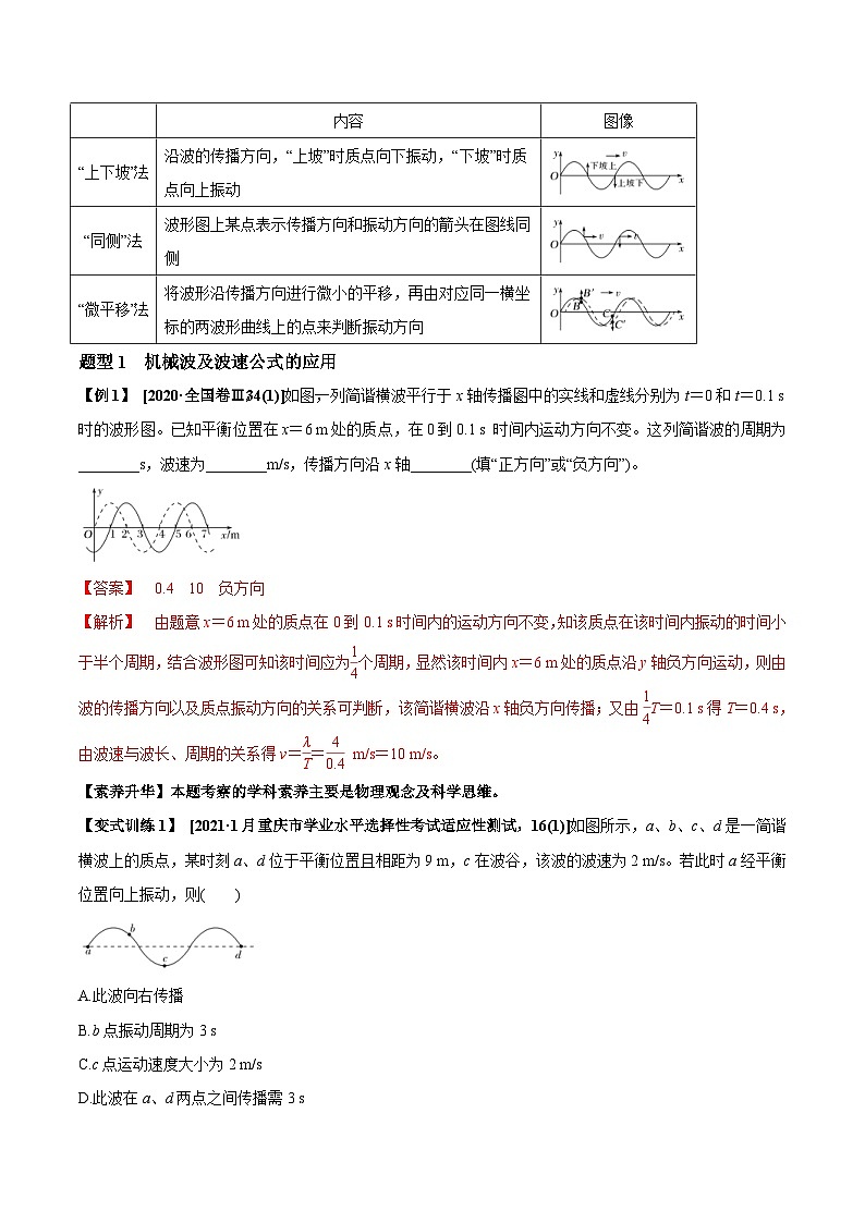 新高考物理一轮复习讲与练专题10.2 机械波的规律及其应用【讲】解析版第2页