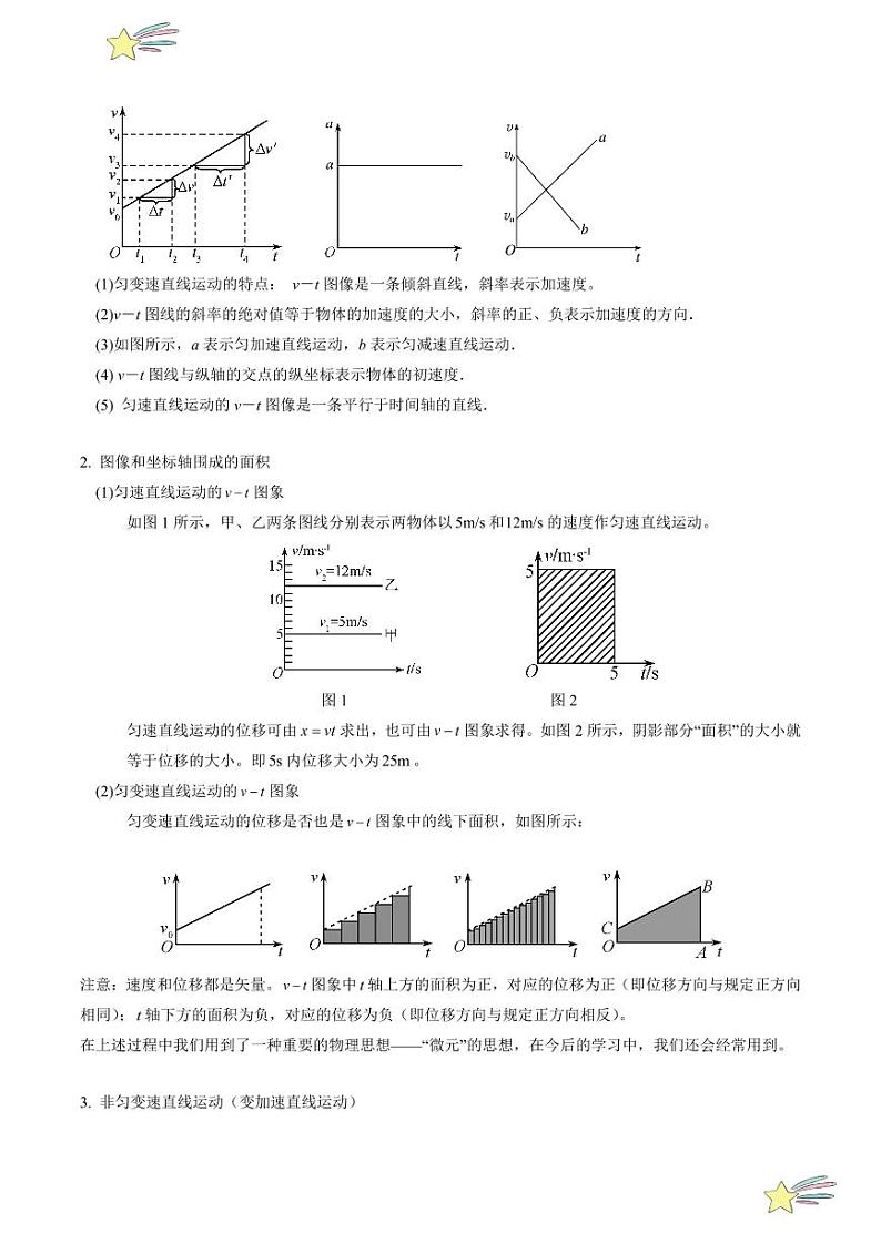 第2.3节 匀变速直线运动的规律（1）：速度（含答案） 2024-2025学年高一物理同步学与练（沪科版2020上海必修第一册）03