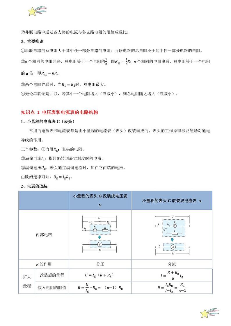 11.4 串联电路和并联电路（6大题型）-2024-2025学年高二物理同步题型分类讲与练（人教版2019必修第三册）（含答案）02
