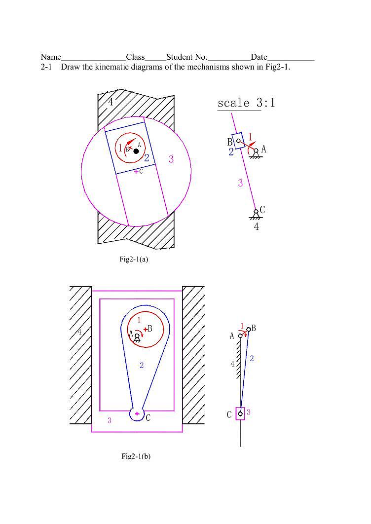 机械原理作业答案02