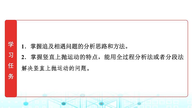 人教版高中物理必修第一册第二章素养提升课(三)追及相遇问题、竖直上抛运动课件第2页