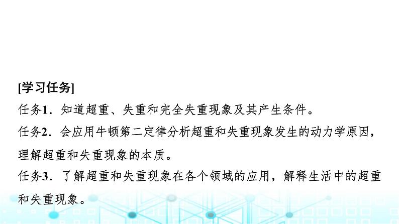 人教版高中物理必修第一册第四章6超重和失重课件02