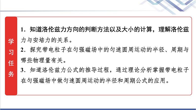 教科版高中物理选择性必修第二册第一章3洛伦兹力课件02