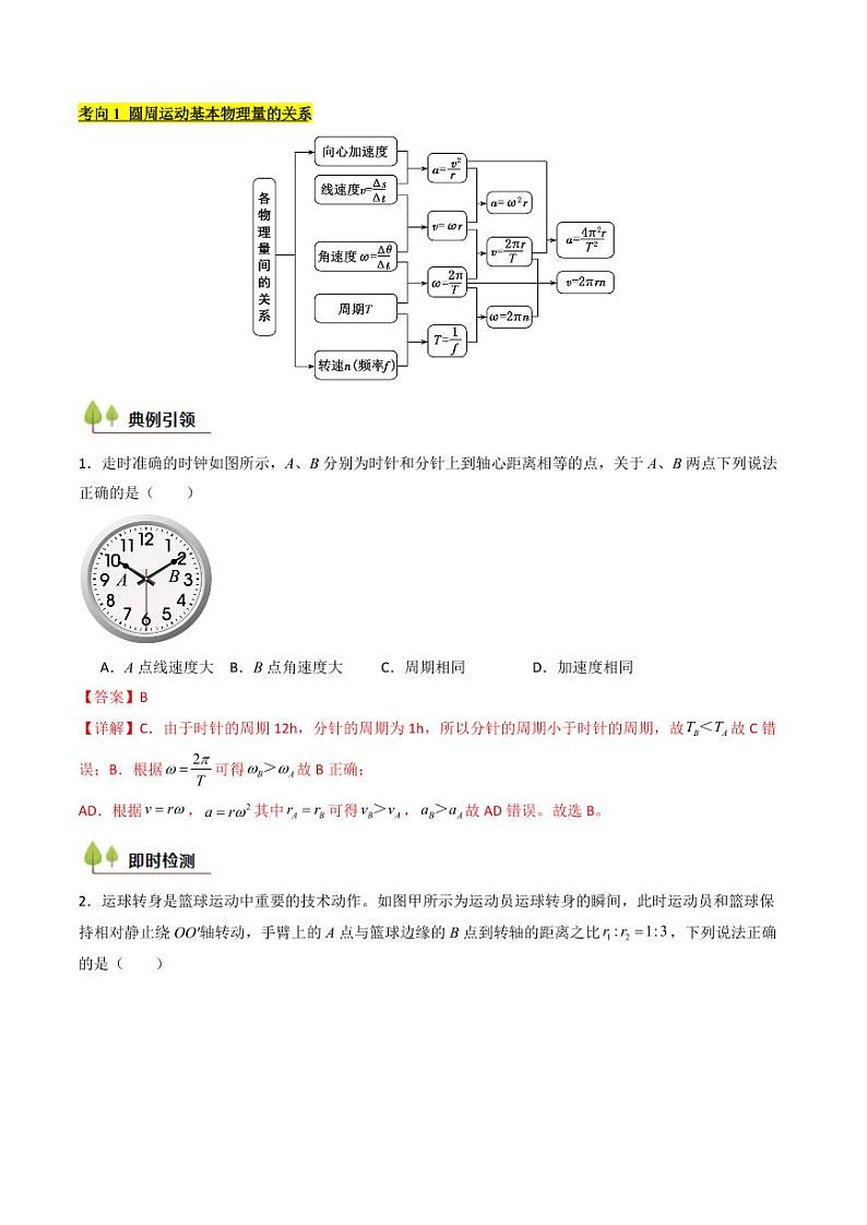 考点16 圆周运动（核心考点精讲精练）（教师版） 备战2025年高考物理一轮复习考点帮（新高考通用）第3页