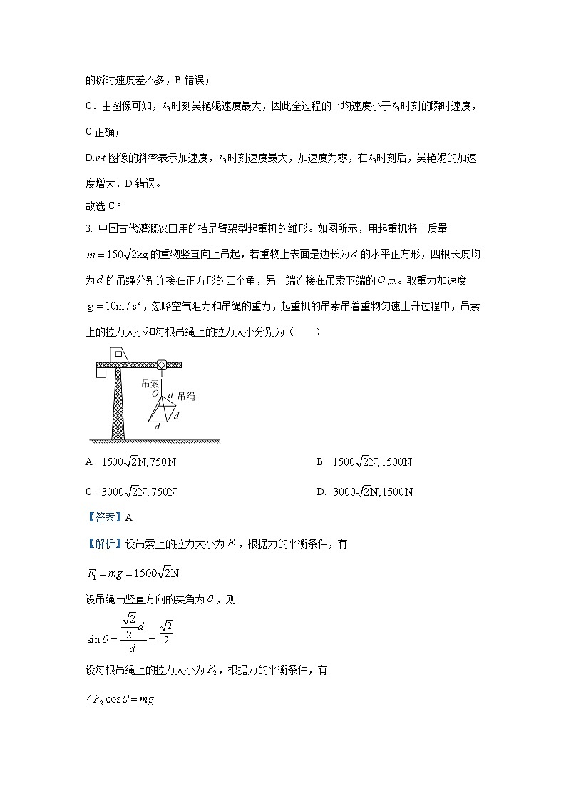 [物理]2025届河南省濮阳市高三上学期模拟预测试题(解析版)03
