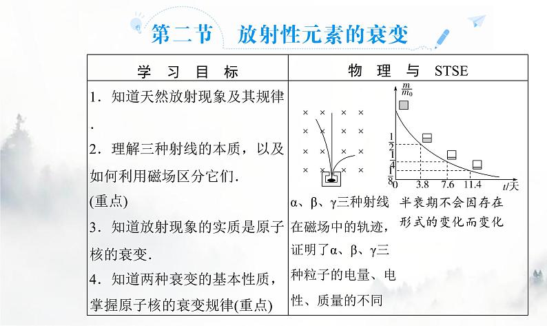 粤教版高中物理选择性必修3第五章第二节放射性元素的衰变课件第2页