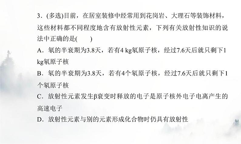 粤教版高中物理选择性必修3第五章第二节放射性元素的衰变课件第8页