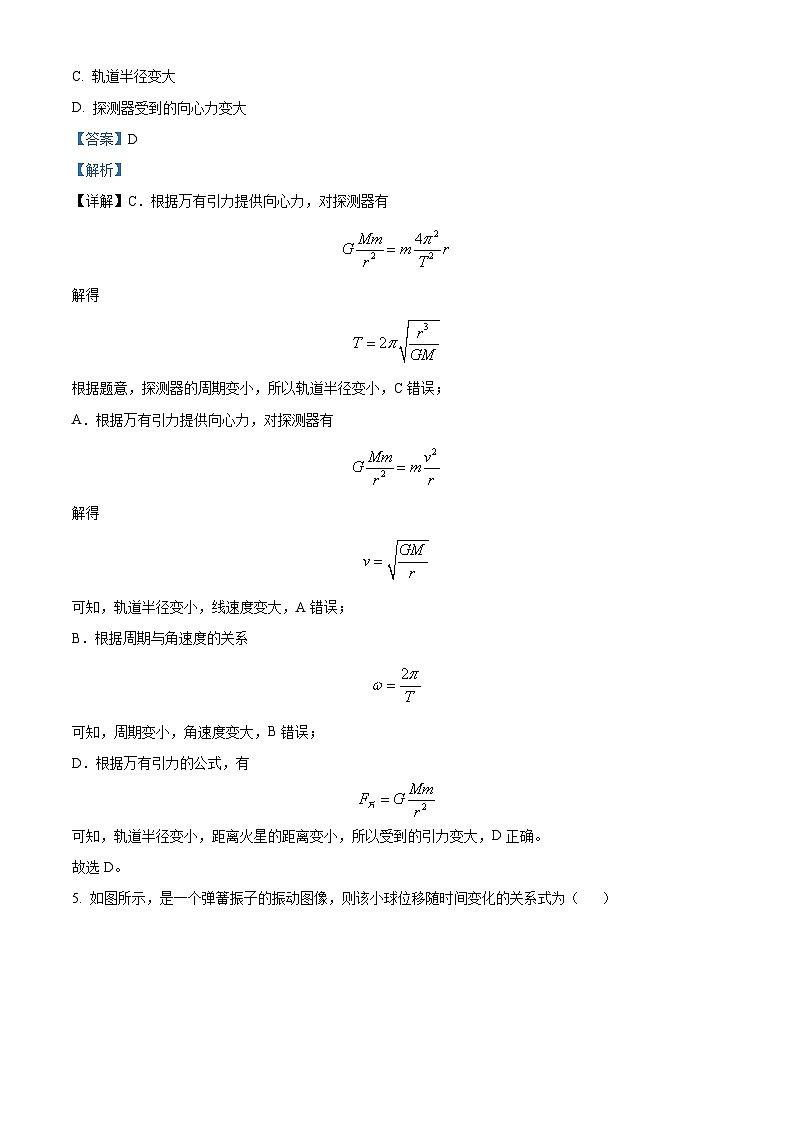 北京市通州区2023-2024学年高三上学期期中考试物理试题（Word版附解析）03