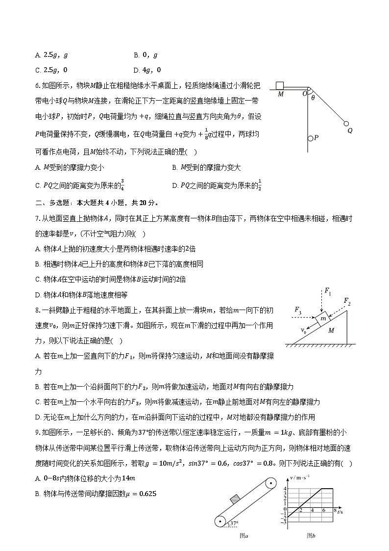 2024-2025学年湖南省长沙市平高教育集团高三（上）月考物理试卷（8月份）（含答案）02