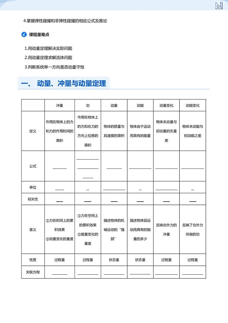 16.动量、动量定理及动量守恒定律(学生版)-2024-2025学年高三物理上册大一轮复习讲义第3页
