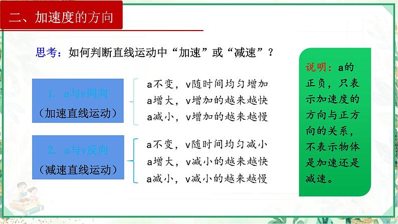 (人教版必修第一册)高物理同步精品课堂第4节  速度变化快慢的描述——加速度（课件）第8页