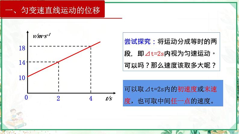 (人教版必修第一册)高物理同步精品课堂2.3 匀变速直线运动的位移与时间的关系（课件）第5页