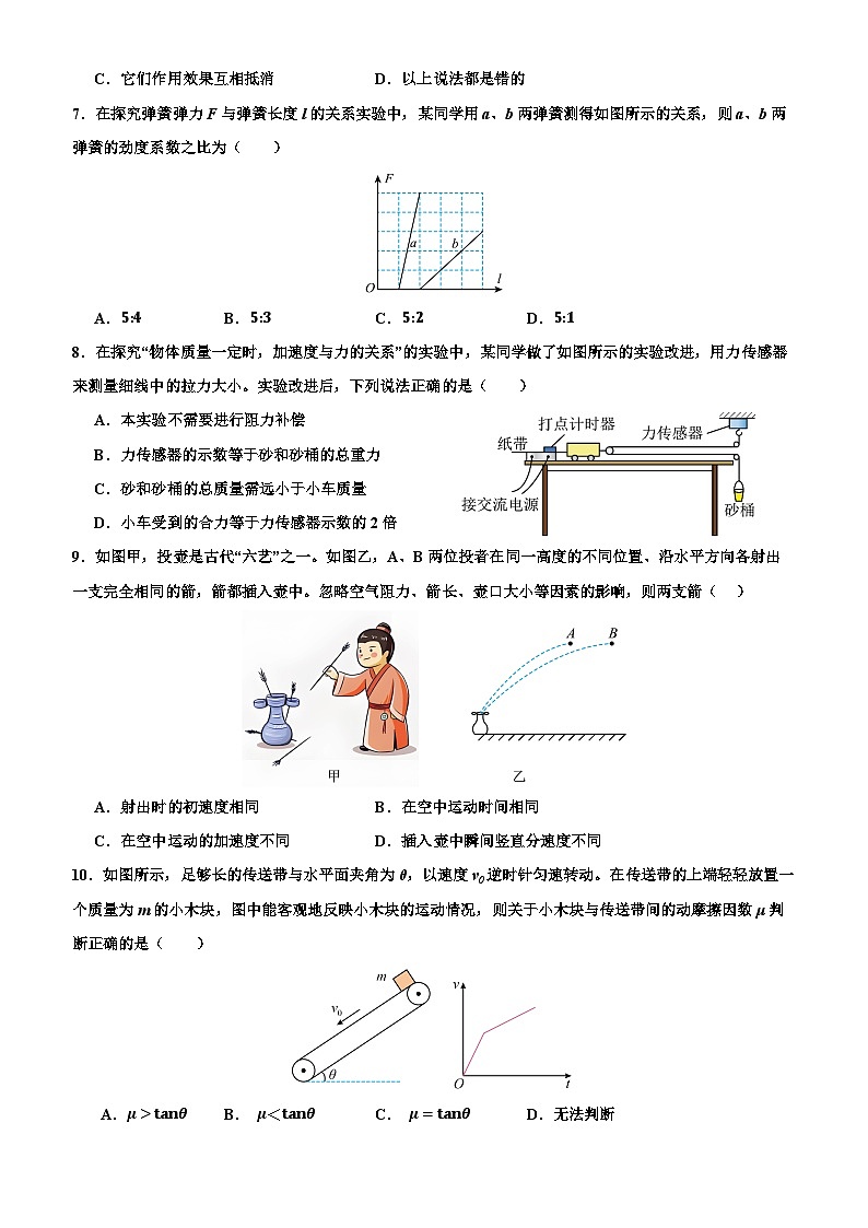 高三物理试卷第2页