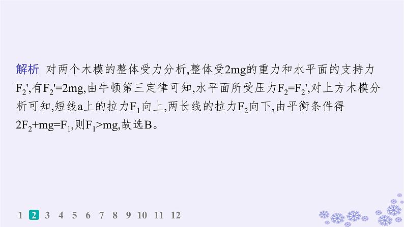 2025届高考物理一轮总复习第2单元相互作用热点练2共点力的平衡及其应用课件新人教版05